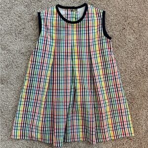 TBBC plaid apron dress 3T